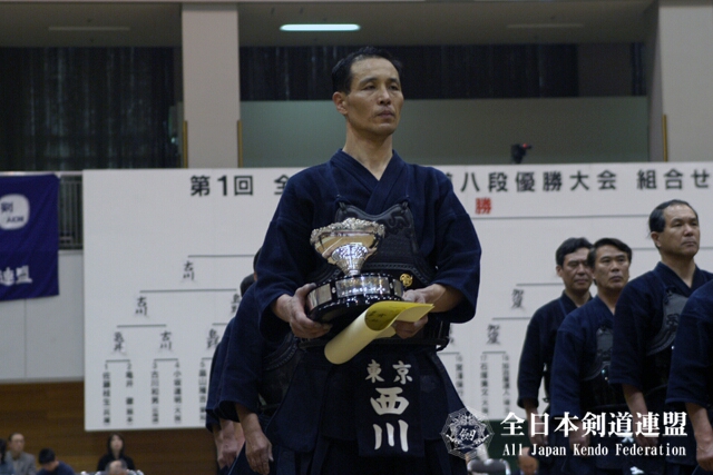 第1回大会優勝者：西川清紀選手