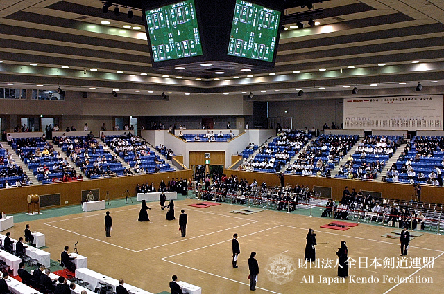 兵庫県立武道館で行われた第50回全日本女子選手権大会